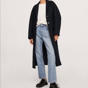 Mango x Pernille wool tailored coat size small